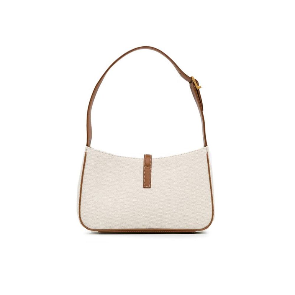 Pre Loved Saint Laurent Canvas and Leather Le 5 a 7 - Picture 3 of 8